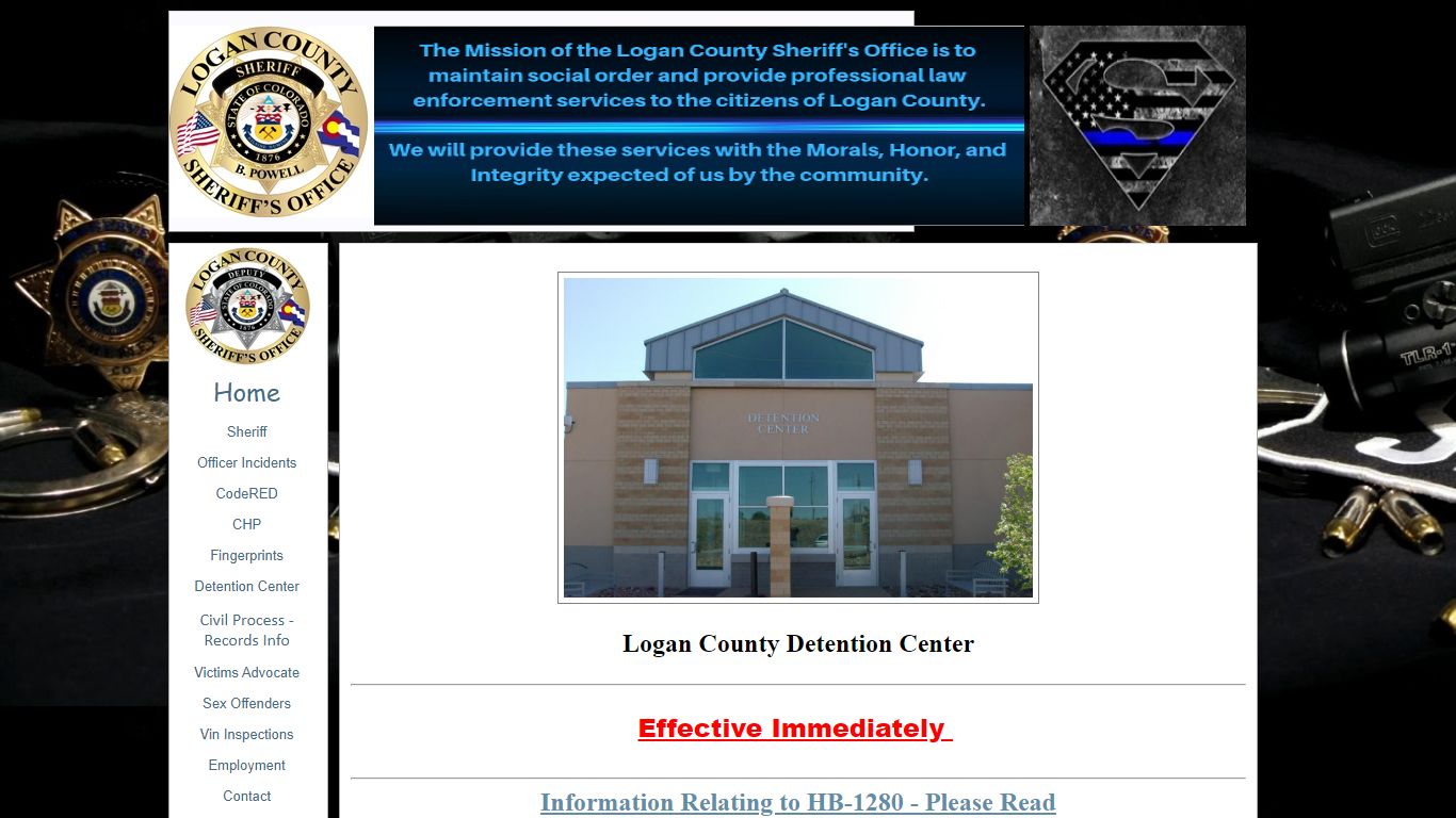 LCSO - Detention Center Information - Logan County Sheriff's